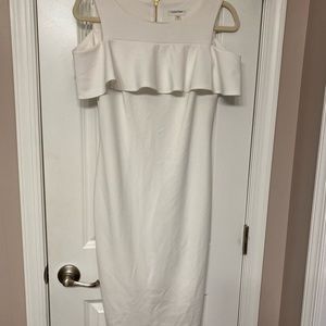 White Calvin Klein dress